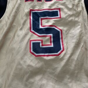 Jason Kidd New Jersey Nets Gold Playoff Majestic Jersey